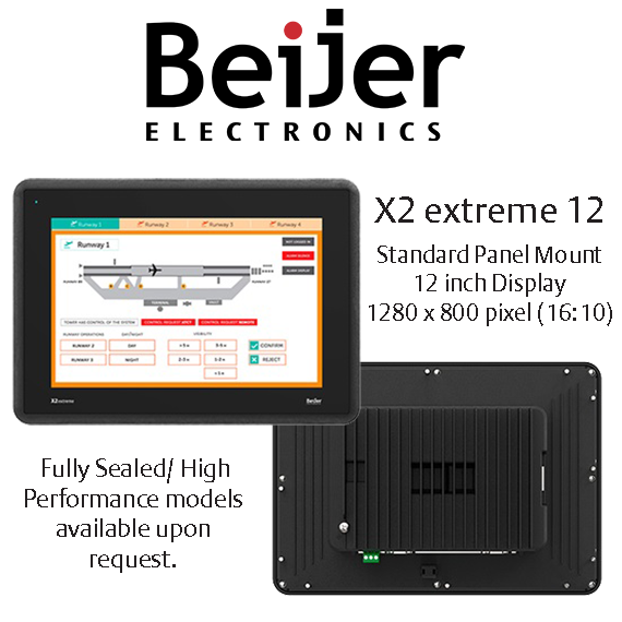 X2 extreme, rugged HMI panels - Beijer Electronics